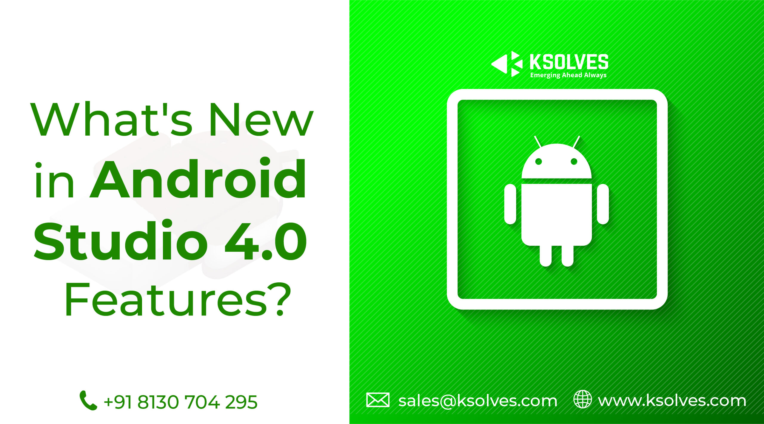 What's New in Android Studio 4.0 features?