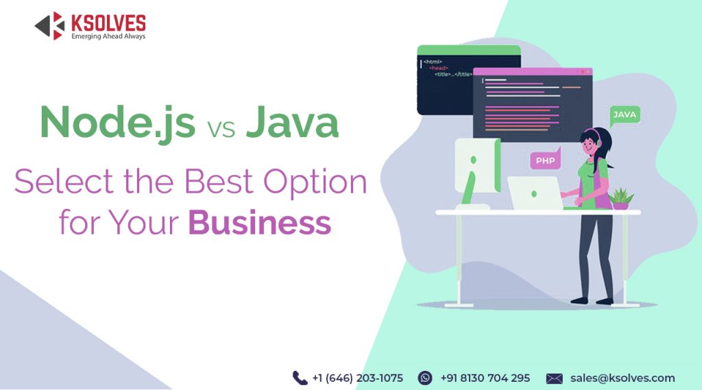 Node .js vs Java | Select the best Option for Your Business | Ksolves