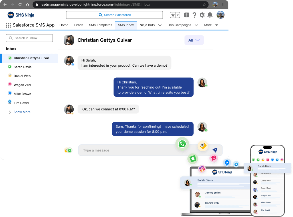 SMS Ninja - Your Extended Sales Partner