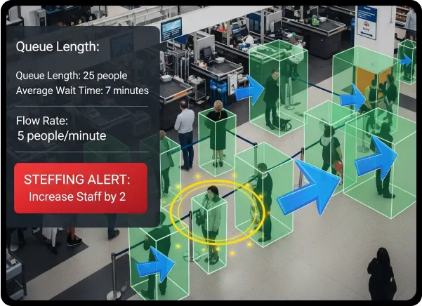 Queue Management with Vision AI