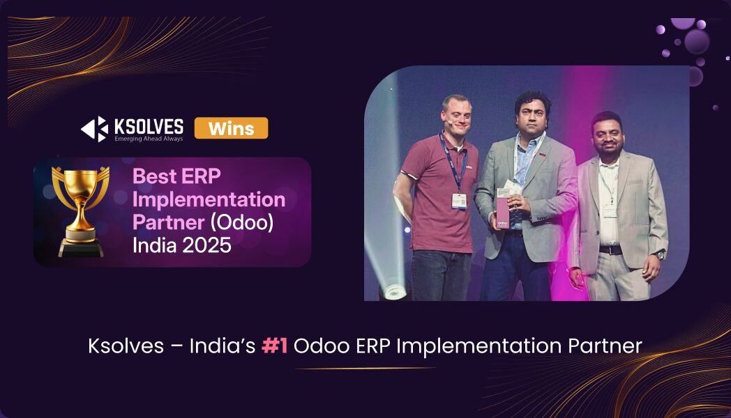 Ksolves Wins “Best ERP Implementation Partner (Odoo) India 2025” Award