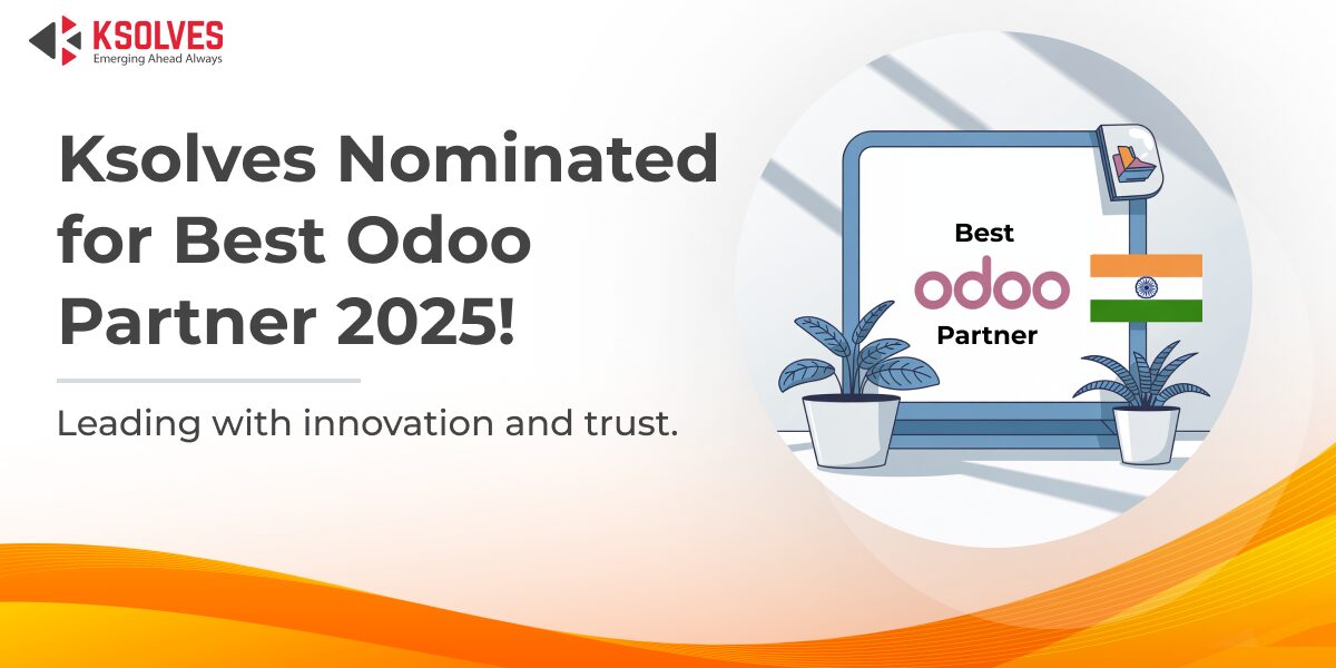 Ksolves Nominated for Best Odoo Partner in India 2025