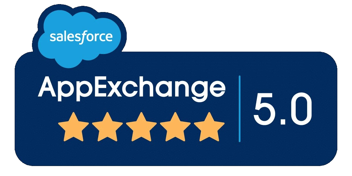 Salesforce AppExchange 5-Star Reviews