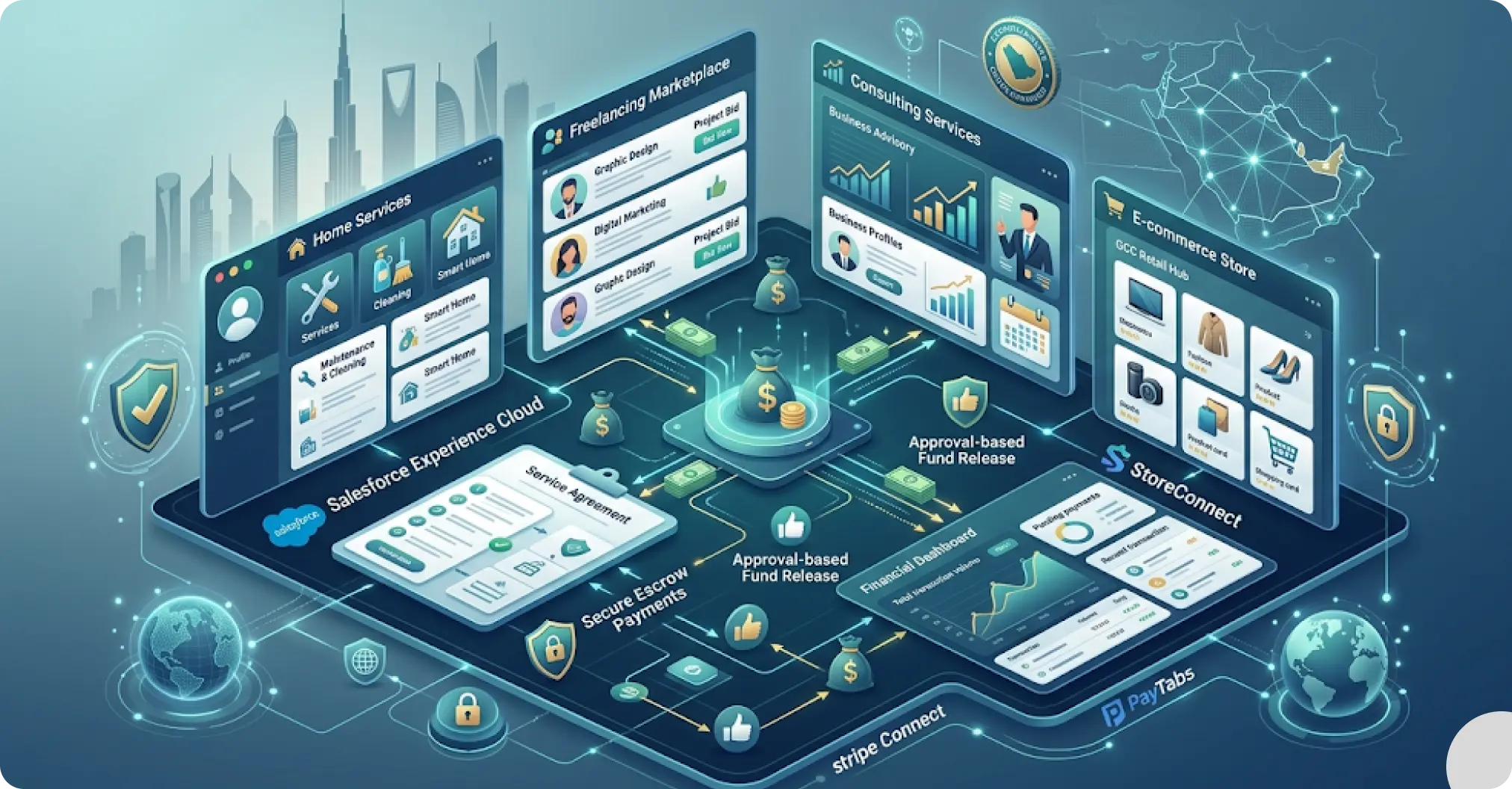 How Ksolves Built a Compliant, Escrow-Like Multi-Service Marketplace for the GCC on Salesforce