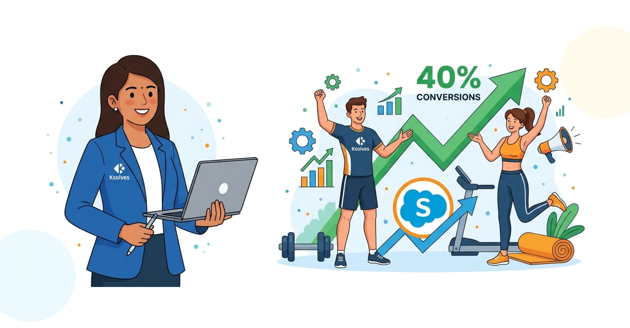 How Ksolves Helped a Fitness Equipment Brand Increase Conversions by 40% with Salesforce Marketing Cloud