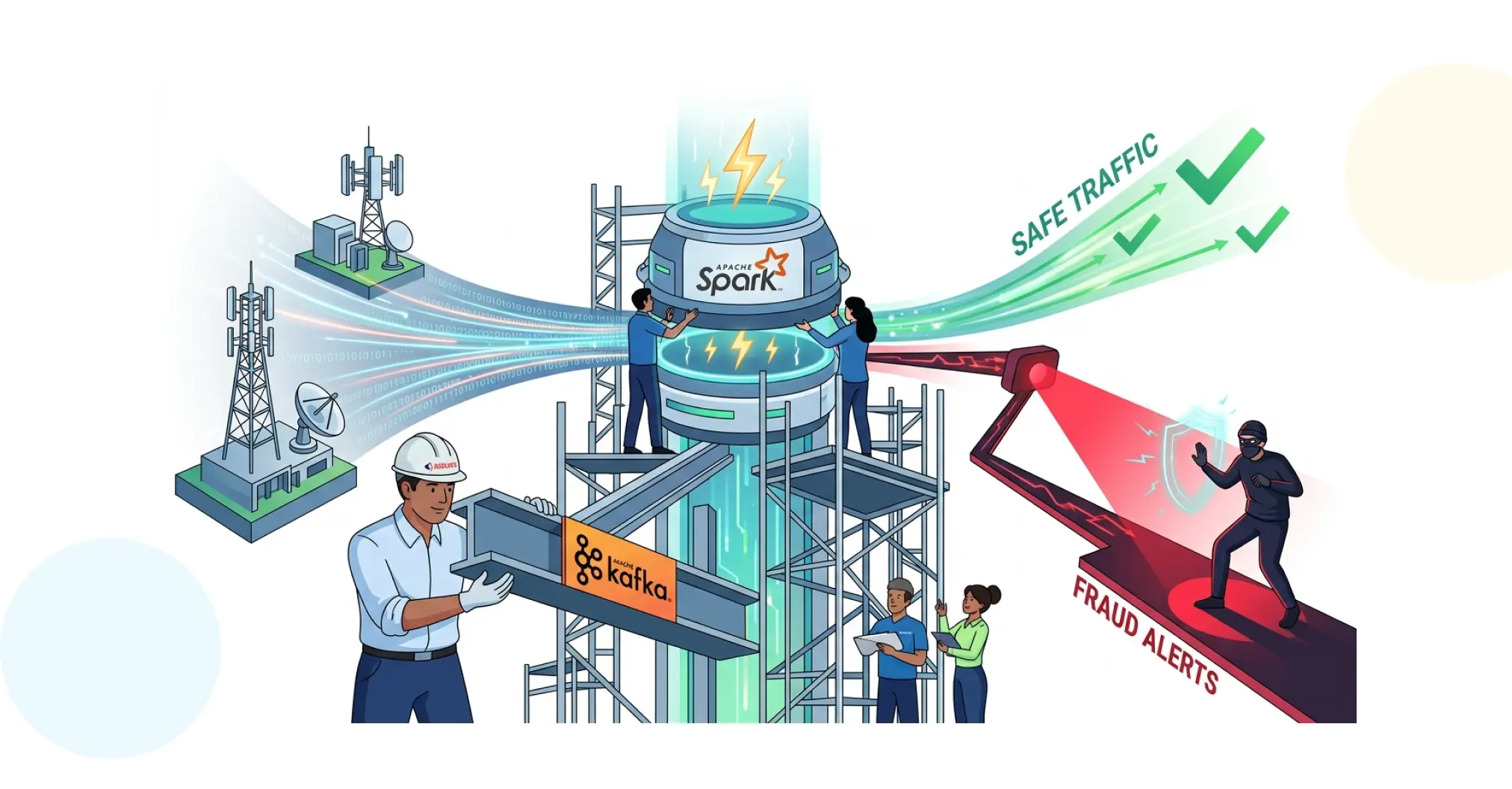 How Ksolves Built a Real-Time Fraud Detection System for Telco Using Apache Kafka and Spark