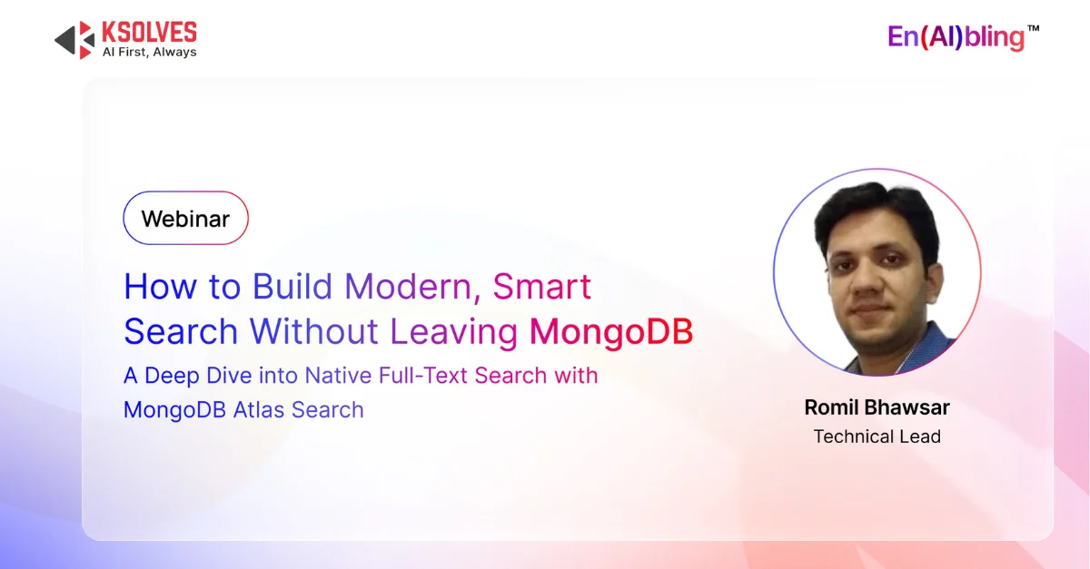 How to Build Modern, Smart Search Without Leaving MongoDB