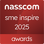 Nasscom SME Inspire 2025 badge