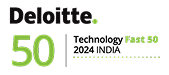 Deloitte Technology Fast 50 India 2024 Award badge