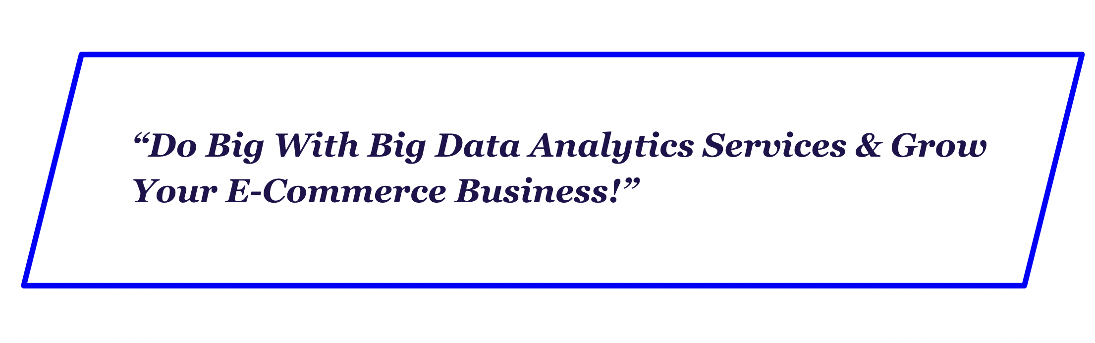 Big Data analytics services