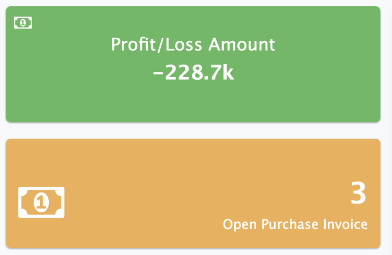 Kpi Tile Splode Odoo for Trading Business: Purchase and Sell Products Effectively