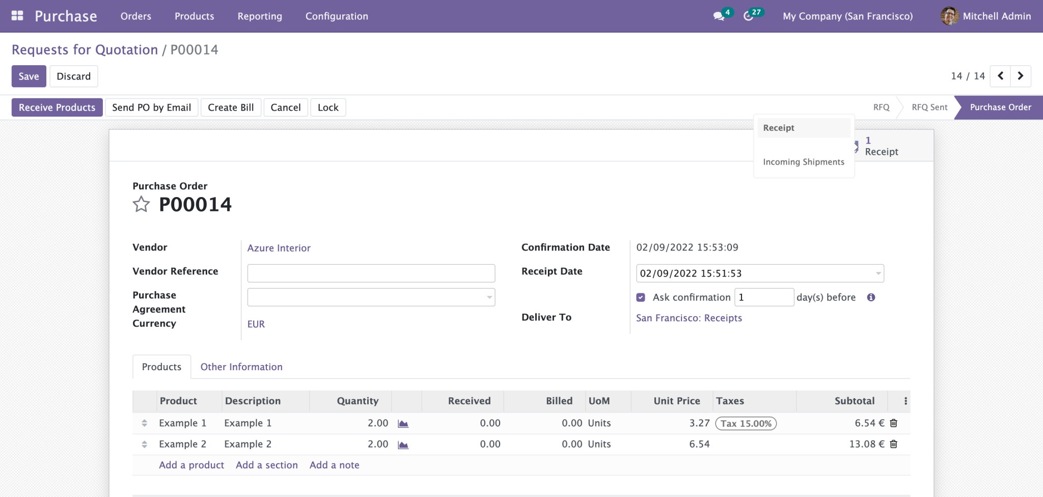 How to configure landed costs in Odoo for the shipping industry
