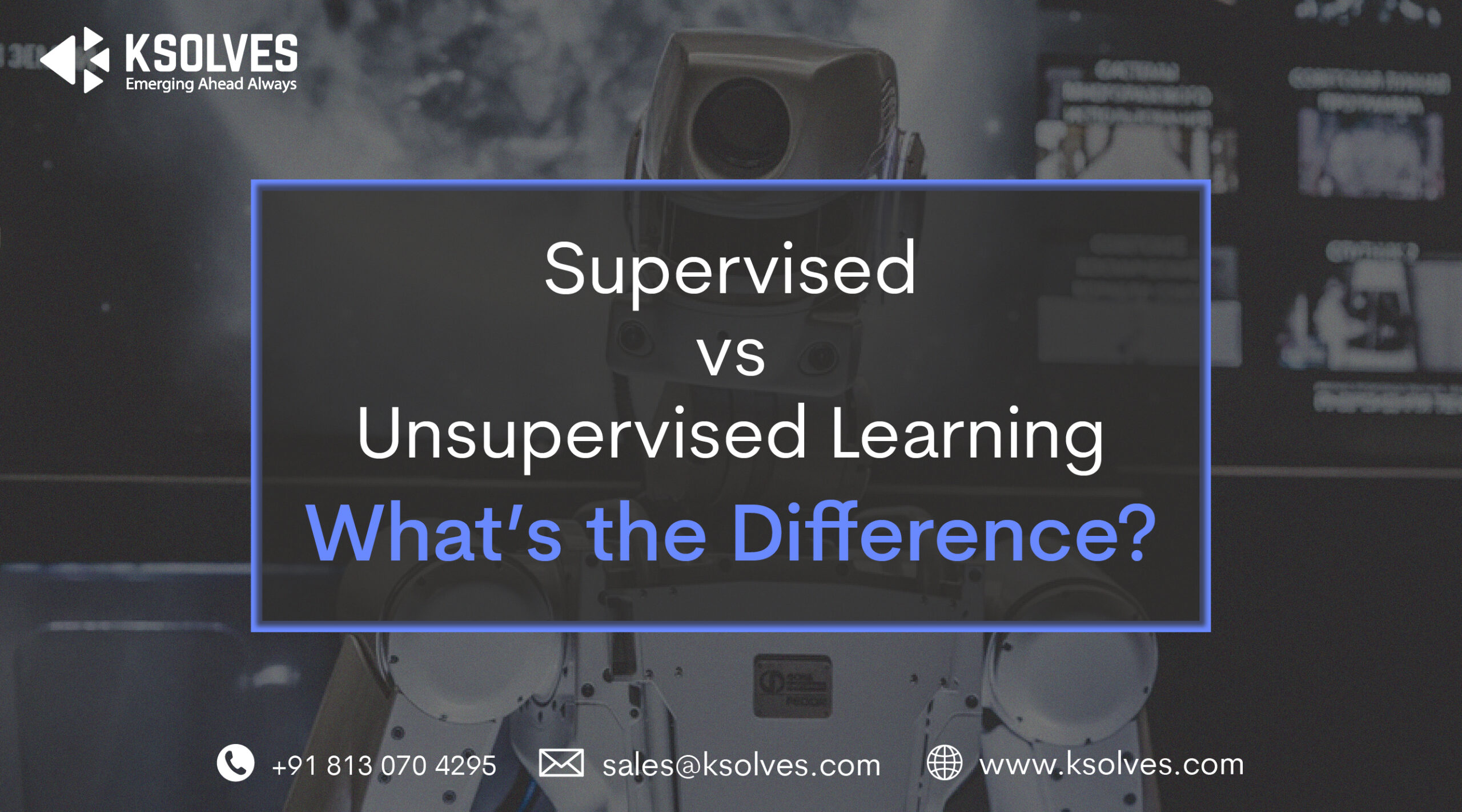 Supervised vs. Unsupervised Learning