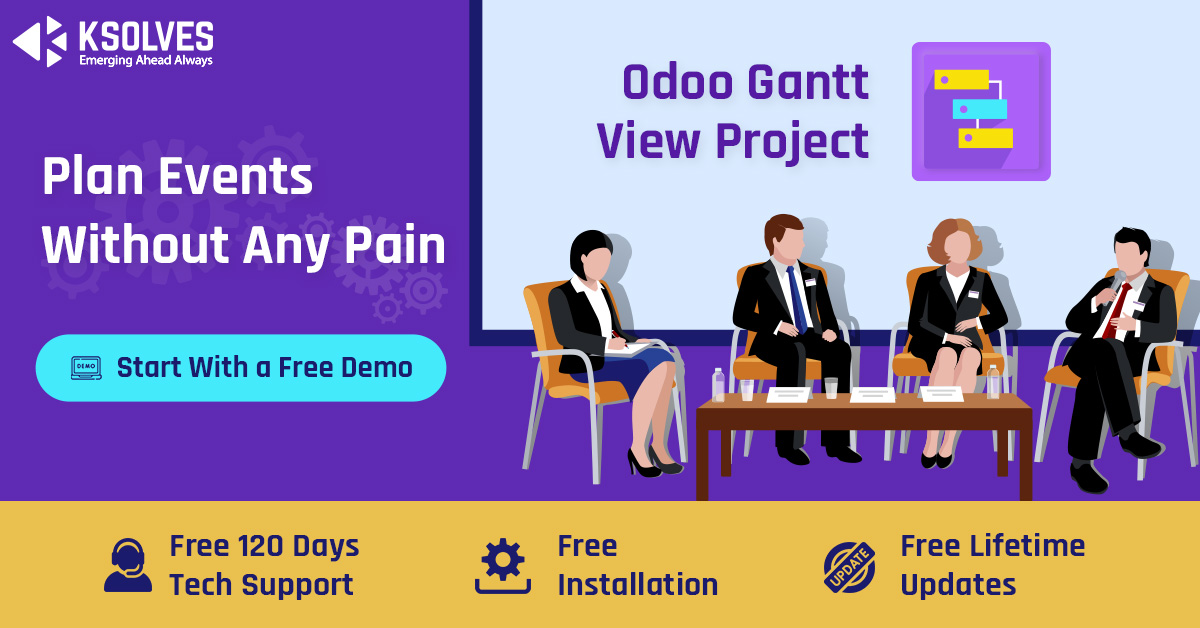Why Event Planner needs Project management tool like Odoo Gantt View Project